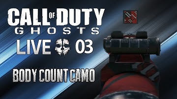 "Body Count CAMO" Ghosts LIVE #3 (VEPR Gameplay)