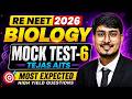 RE-NEET 2026 Full Mock Test TEJAS AITS-06|RE-NEET 2026 Biology Mock Test #4 | Test Your Preparation