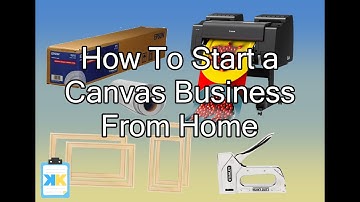 How To Start an Easy and Profitable Canvas Business From Home- | Tutorial | Costs | Profit |