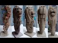 cement sculpting, merlion making tutorial, contemporary cement sculpting,by pemmadi nagaraju