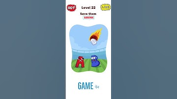 Save them LEVEL 22 Alphabet DOP delete puzzle