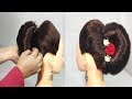 very easy french roll Hairstyles || French Bun hairstyle for party/wedding || hairstyles