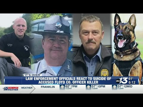 Law Enforcement Officials React to Suicide of Accused Floyd Co. Officer Killer