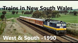 Trains in New South Wales - West & South 1990