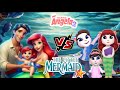 My Talking Angela 2 😻 || Ariela - Little Mermaid 🌊🐬 and Princess Eric || Family || Cosplay