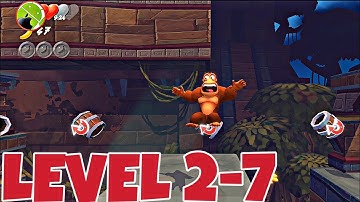 BANANA KONG BLAST - Level 2-7 - Gameplay - Android,iOS