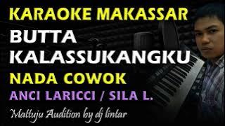 Karaoke Makassar Butta Kalassukangku || Nada Cowok