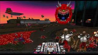 Sockey does Doom Wads!!! UV mode. Ancient Aliens Map 28 Floating Arena.
