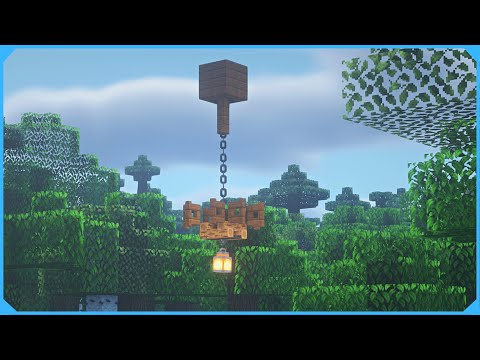 Minecraft Medieval Chandelier Tutorial - Minecraft Decoration Ideas