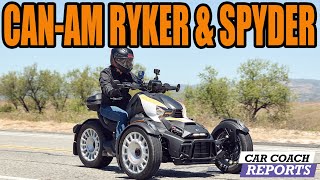 First Ride On The 2024 Canam Spyder F3 And Ryker  Must See!