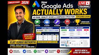 How Google Ads Actually Works | Ad Rank, Quality Score & Campaign Structure Explained (2026)