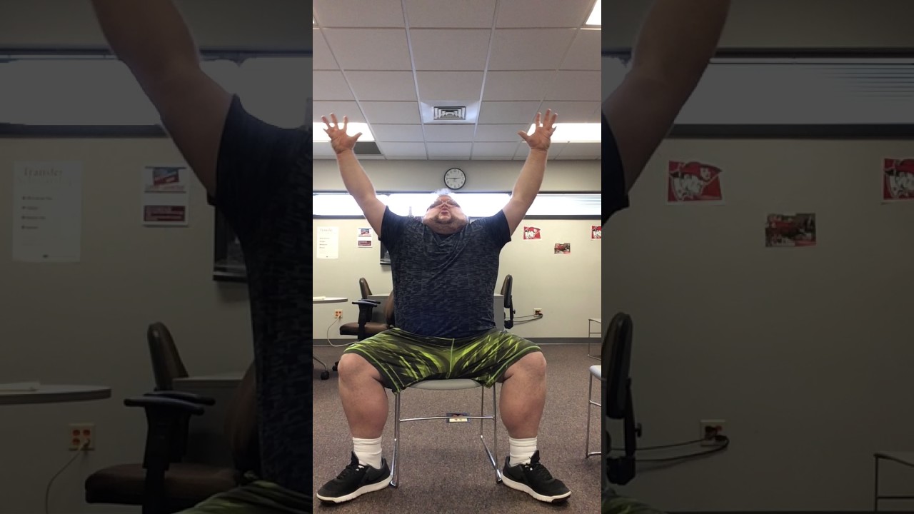DDP YOGA CHAIR WARRIOR WORKOUT - YouTube