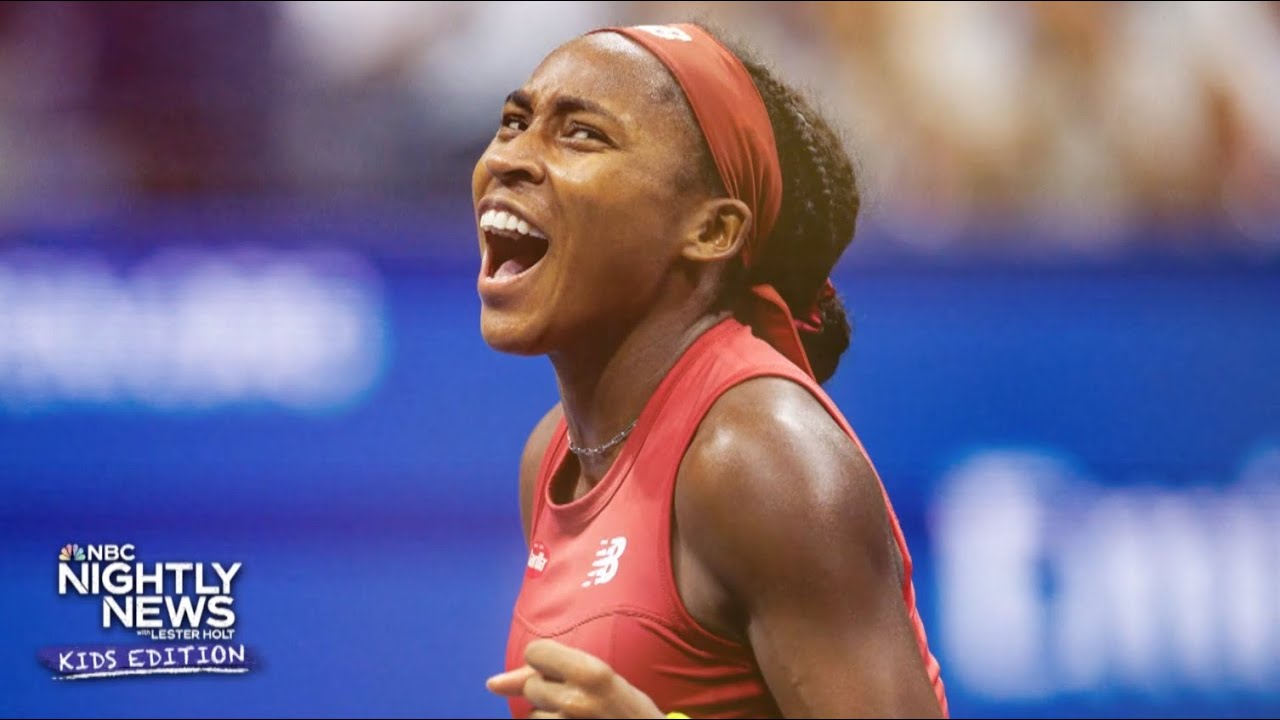 Meet the youngest U.S. Open winner since ’99, Coco Gauff | Nightly News: Kids Edition
