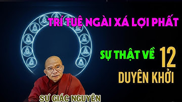 Trí Tuệ Ngài Xá Lợi Phất & Sự Thật Về 12 Duyên Khởi | Sư Giác Nguyên | Sư Toại Khanh