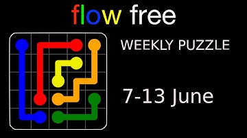 Flow free WEEKLY Puzzles, Rectangle Challenge, 7-13 June - Gameplay Walkthrough (iOS & Android)