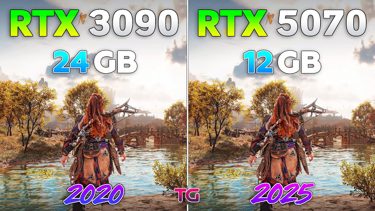 RTX 3090 vs RTX 5070 - Test in 10 Games