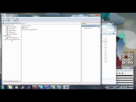 Computer Management MMC console.avi