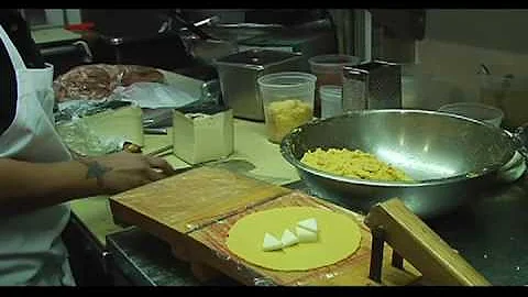 Top Chef Jennifer Zavala prepares squash pumpkin e...