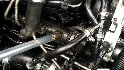 Volvo D5 Common Rail Fuel Return Valve And Injector Return Check - Fourth Stage