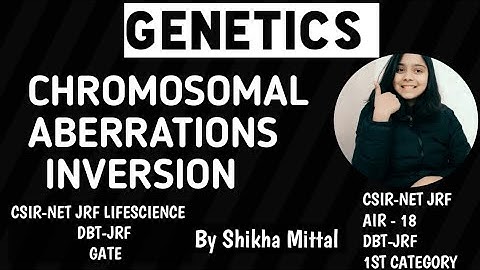 CHROMOSOMAL ABERRATIONS - INVERSION CSIR-NET JRF LIFESCIENCE