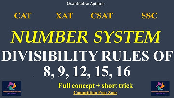 Number System:- Divisibility Rules, Part -2 || Quantitative Aptitude || CAT 2021 XAT2020 #CSAT