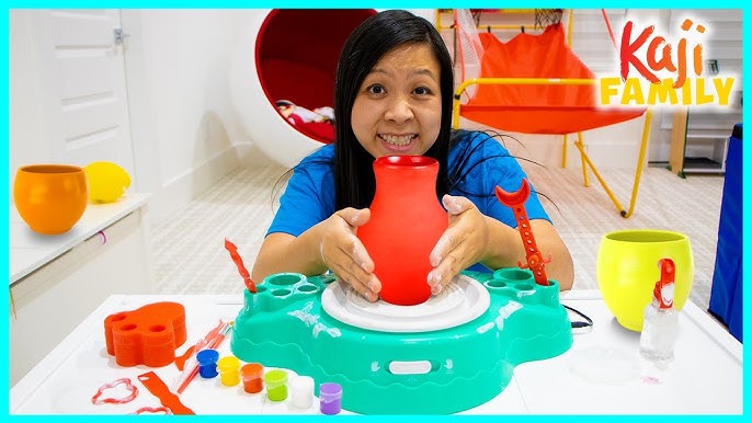 ToyUnited Pottery Wheel for Kids: Complete Pottery Kit for