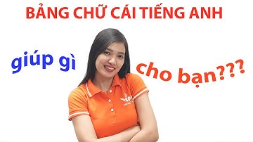 BẢNG CHỮ CÁI TIẾNG ANH