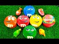 Satisfying Video | Beautiful Unpacking 6 Bright Tins with Skittles & Tasty M&M'S Candy ASMR