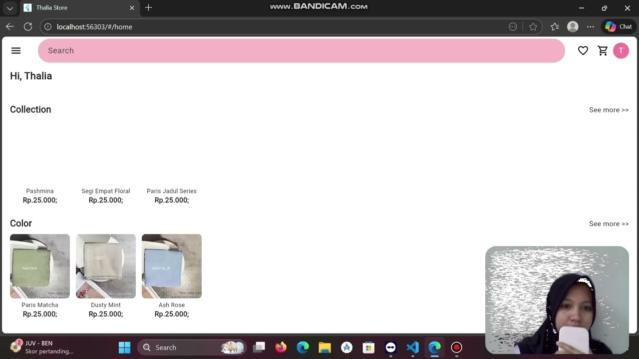Membuat Aplikasi Hijab Store ( Thalia store) menggunakan Flutter Untuk Tugas Akhir Teknologi Gawai 