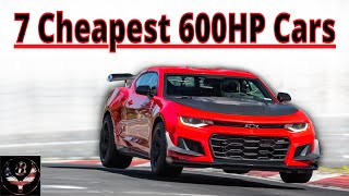 7 Cheapest 600HP American Cars