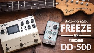 Boss DD-500 Ambient Guitar Drone (vs EHX Freeze) #geartalk