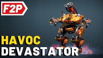 Fenrir with Devastator Havoc - War Robots Gameplay (No Commentary) WR F2P