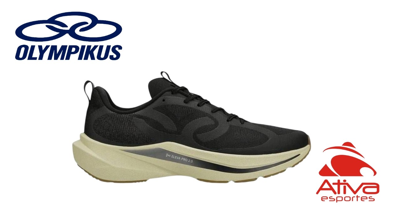 Tênis Olympikus Corre Vento 3 Unissex 43447473-PTO/CH - Ativa Esportes