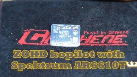ZOHD kopilot with Spektrum AR6610T