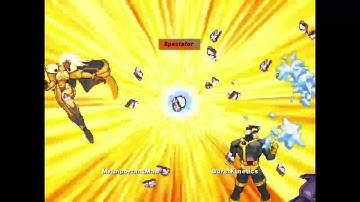 MvC2: Khaos - Storm (Screen Shift + Modified Air Dash) Switch Sides FS Combo