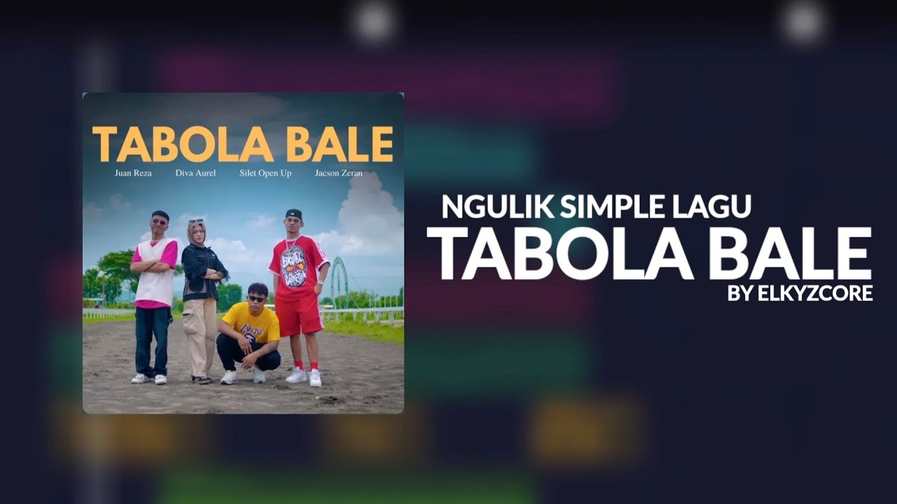 NGULIK SIMPLE INSTRUMEN LAGU TABOLA BALE DI FL STUDIO MOBILE