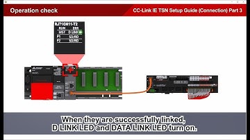 CC Link IE TSN Setup Guide Connection Part 3   Operation check