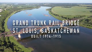 Abandoned Saskatchewan - Grand Trunk Rail Bridge - St. Louis, Sk