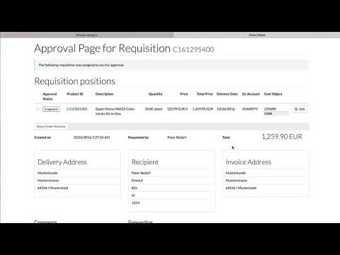 DEMO: Requisition Approval