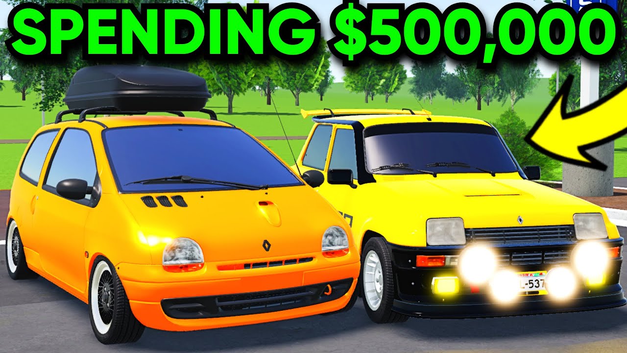 SPENDING $500,000 IN THE NEW ROBLOX RENAULT GREENVILLE UPDATE! - YouTube