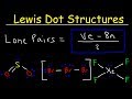 Calculating Lone Pairs and Valence Electrons in Molecular Structures
