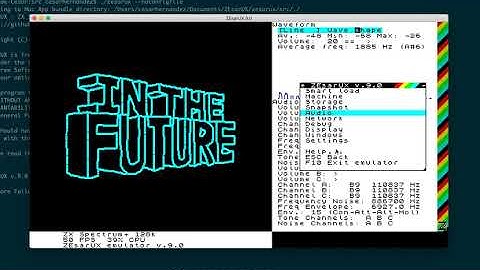 ZEsarUX - Enabling Background windows and ZX Desktop