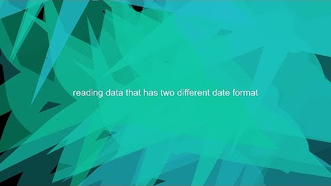 SAS reading data that has two different date format