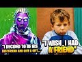 I Met A FAN That Had NO Friends, So I Became His BEST FRIEND... (Fortnite)