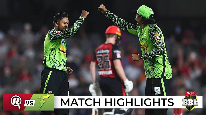 Thunder dominate Renegades in third largest BBL wi...