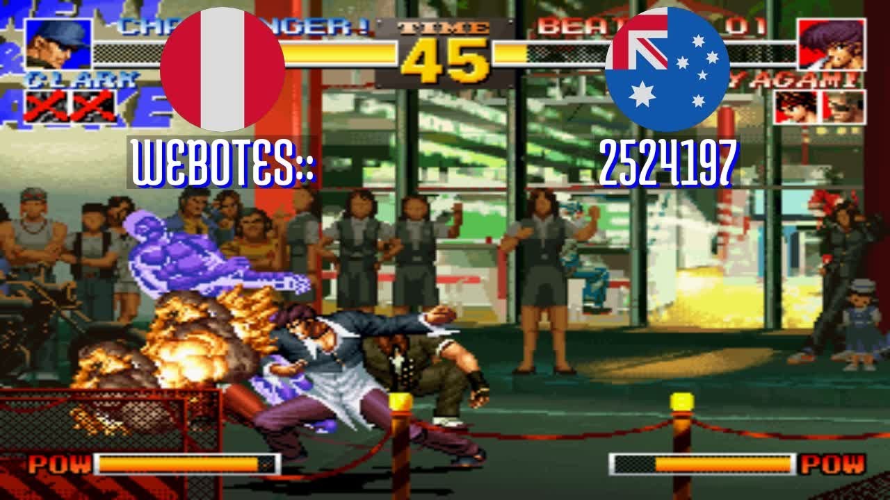 FT5 @kof95: WEBOTES:: (PE) vs 2524197 (AU) [King of Fighters 95 ...
