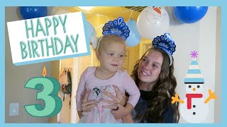 Bella's Third Birthday Frozen Party