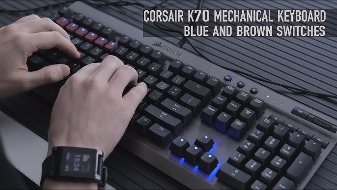 bold Mars antik REVIEW: Corsair Vengeance K70 mechanical gaming keyboard - Cherry MX Brown  switches - YouTube