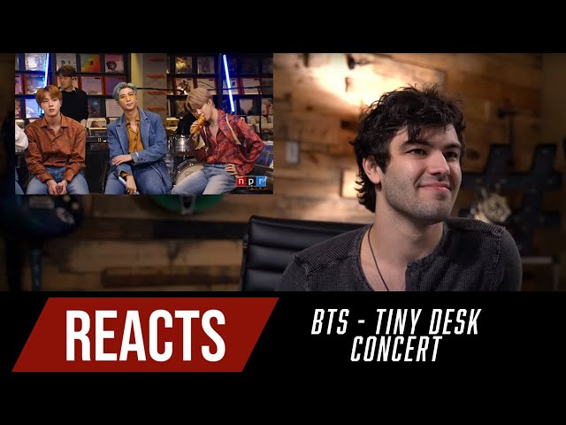 Producer Reacts to BTS Tiny Desk Concert class=