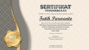 TUTORIAL BIKIN TEMPLATE SERTIFIKAT DI COREL DRAW